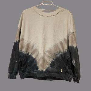 Free People Movement Cotton Sweatshirt with Pockets, size small
